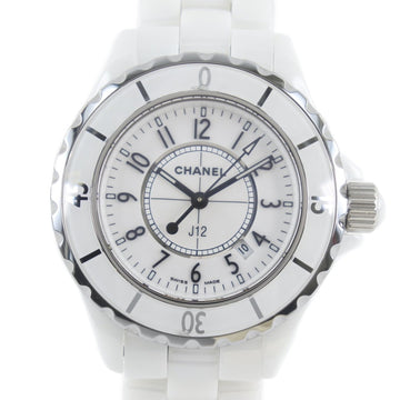 Chanel J12 H0968 white ceramic quartz ladies dial watch