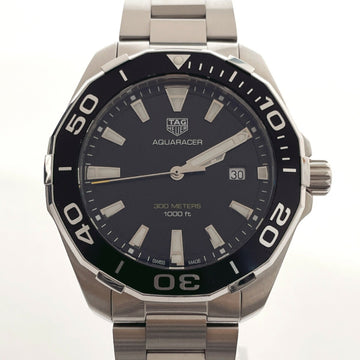 TAG HEUER Aquaracer Watch Stainless Steel  WAY101A Men's Silver