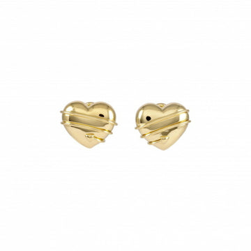 TIFFANY Heart & Arrow Earrings/Earrings K18YG Yellow Gold