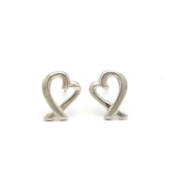 TIFFANY&Co.  Paloma Picasso Loving Heart Earrings SV925 Silver