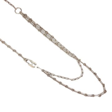 Hermes Alpha Kelly Chain Long Necklace Ladies Silver 925 Cadena