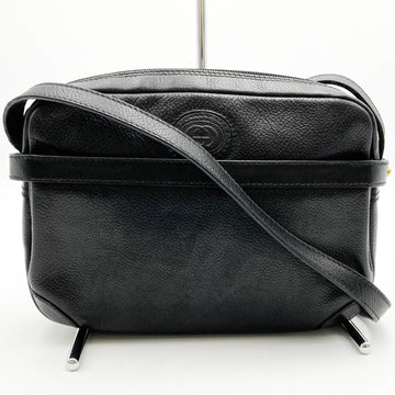 GUCCI Old Shoulder Bag Crossbody Black Leather Ladies Fashion 007 90 0017 USED