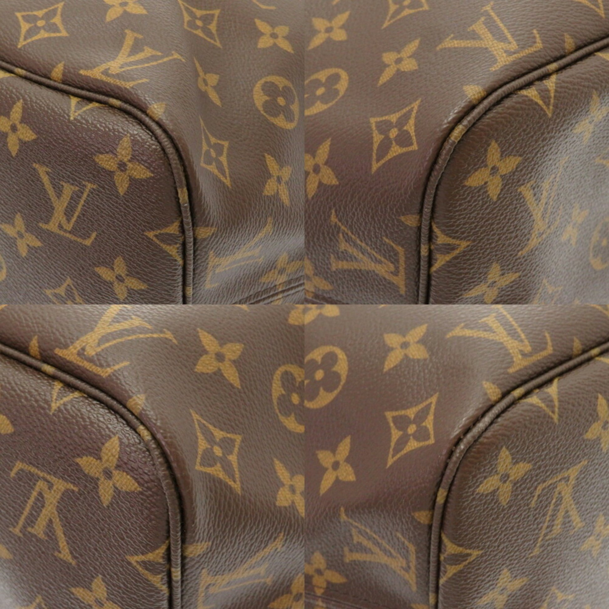 Authenticated Used Louis Vuitton Monogram Neverfull MM M40156 Tote