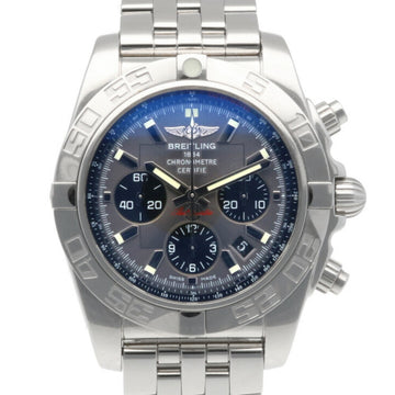 BREITLING chronomat watch stainless steel AB0110 men's