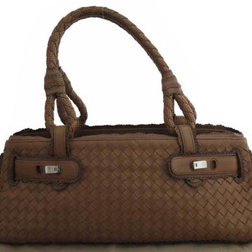 Bottega Veneta Bag Intrecciato Brown Leather Handbag Shoulder Ladies 153005