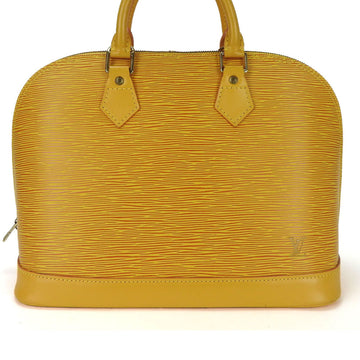 LOUIS VUITTON Hand Bag Alma Epi Tassili Yellow M52149 Women's