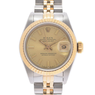 Rolex Datejust 69173 Ladies YG/SS Watch Automatic Winding Gold Dial