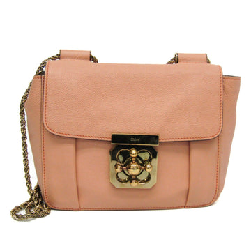 CHLOE Elsie Women's Leather Shoulder Bag Coral Pink