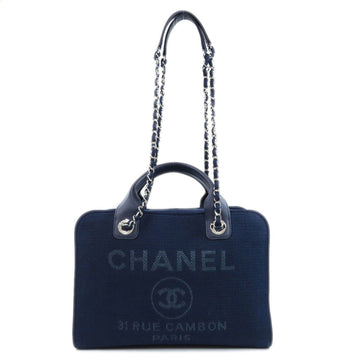 Chanel coco mark handbag canvas ladies' CHANEL