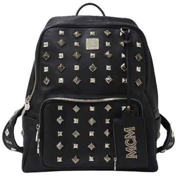 MCM Bag Men's Women's Rucksack Backpack Glam Black Studs