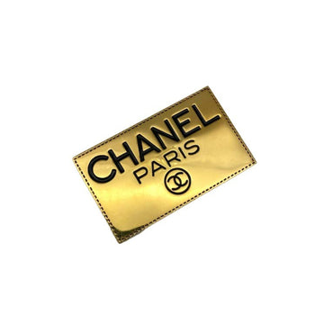 Chanel brooch logo plate