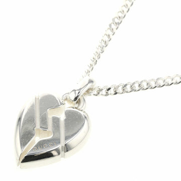 Gucci Necklace Knot Heart Silver 925 Ladies GUCCI