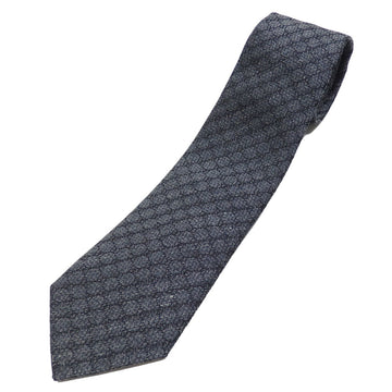 GUCCI necktie men's silk and other gray