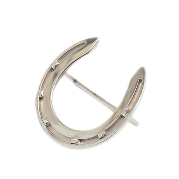 Hermes Scarf Ring Horseshoe Fer a Cheval Metal Silver