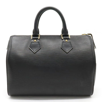 LOUIS VUITTON Epi Speedy 25 Handbag Boston Bag Leather Noir Black M43012