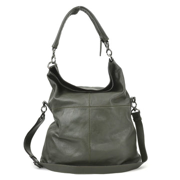 GIVENCHY handbag shoulder bag leather khaki unisex