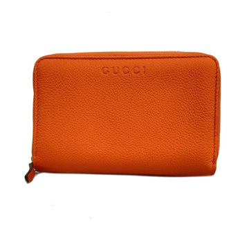 GUCCI wallet 420113 leather orange ladies