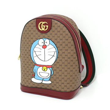 Gucci Doraemon x Small Backpack 647816 Mini GG Supreme Canvas with Shopper