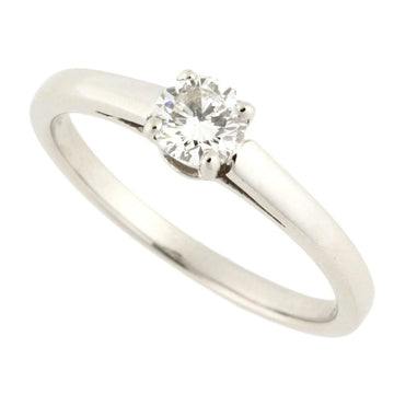 Bvlgari glyph solitaire marriage ring engagement Pt950 diamond 8.5