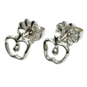 TIFFANY Apple Motif Earrings Silver Ladies  & Co.
