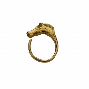 HERMES Cheval Horsehead Brand Accessories Ring Women's