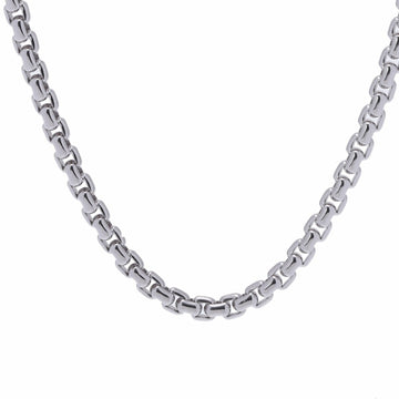 TIFFANY&Co.  Link Chain Women's K18 White Gold Necklace