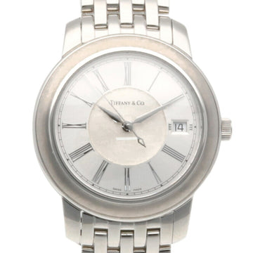 TIFFANY&Co. mark round watch stainless steel self-winding men's