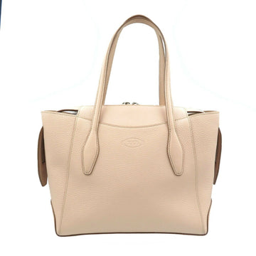 TOD'S XBWAOSA0200 Leather Pink Tote Bag Handbag