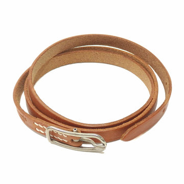 Hermes API 1 bracelet brown leather HERMES ladies' men's