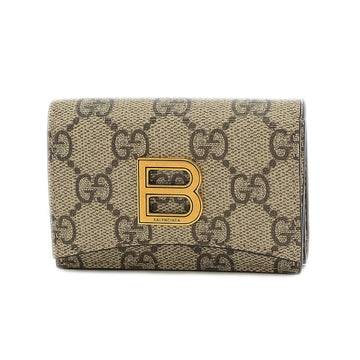 Gucci GG Supreme Balenciaga The Hacker Project Compact Wallet 681700