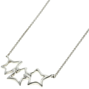 TIFFANY Triple Star Necklace Silver Women's &Co.