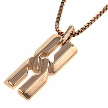 Gucci Necklace Infinity Knot Bar 373532 J8500 5702 K18 Pink Gold Ladies GUCCI