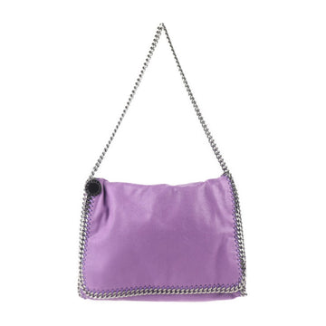 STELLA MCCARTNEY Falabella Shoulder Bag Faux Leather Purple Series Silver Hardware Chain