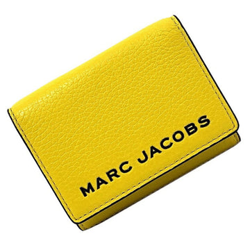 MARC JACOBS Trifold Wallet Yellow Gray The Hold M0017065 721 Leather  Lightning Bolt Multi