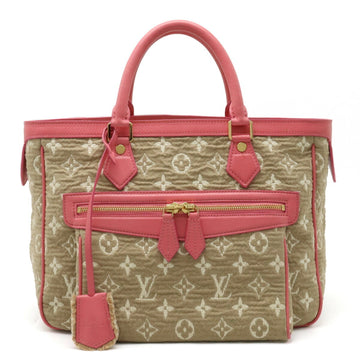 LOUIS VUITTON Monogram Sabia Hippo MM Handbag Tote Bag Rose Pink M93496