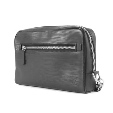 LOUIS VUITTON 2014 Hoche Clutch Bag Epi M59362 RI1144 Second Handbag Black Made in France High
