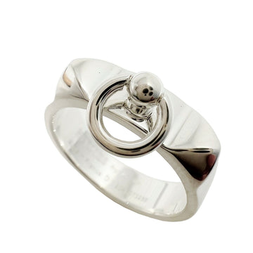 Hermes Collier de Chien PM Ring 51 About 10.5 Size Silver SV 925 Women's Men's