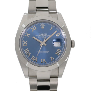 ROLEX Datejust 41 126300 Random Azzurro Blue Men's Watch