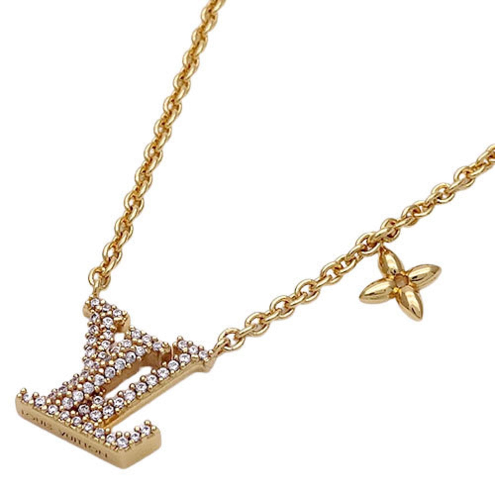 [Japan Used Necklace] Louis Vuitton Collier Lv Iconic/2021  /Necklace/Gld/With