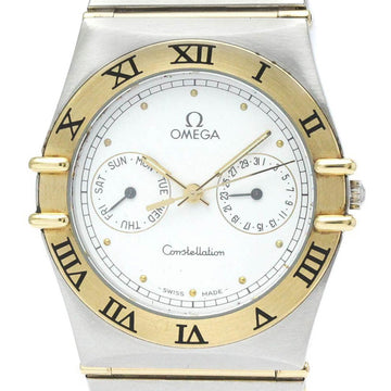 OMEGAPolished  Constellation Day Date 18K Gold Steel Watch 396.1070 BF566004