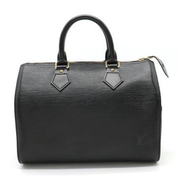 LOUIS VUITTON Epi Speedy 25 Handbag Boston Bag Leather Noir Black M59032