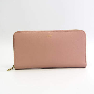 CELINE Large Zipped Wallet 10B553BEL Women's Calfskin Long Wallet [bi-fold] Pink