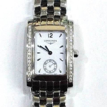 LONGINES Dolce Vita Side Diamond L5.502.0 Watch Quartz Silver Women's Bezel Dress