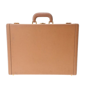 HERMES Attache Case Natural ○U Engraved [around 1991] Men's Couchbel Bag