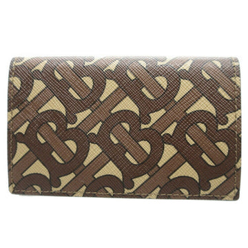 BURBERRY TB Check 8022945 Brown Wallet