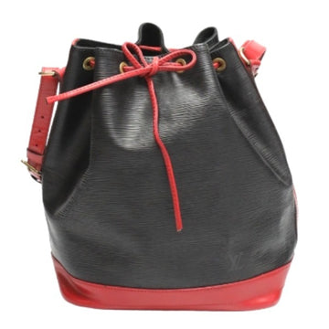 LOUIS VUITTON Shoulder Bag Epi Noe M44017  Black/Red LV