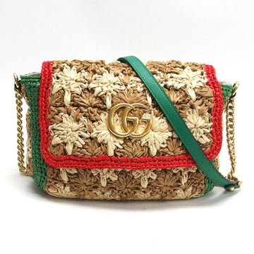 Gucci GG Marmont Small Bag Raffia 574433