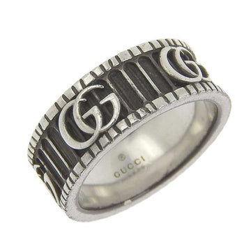 Gucci SV925 double G ring silver