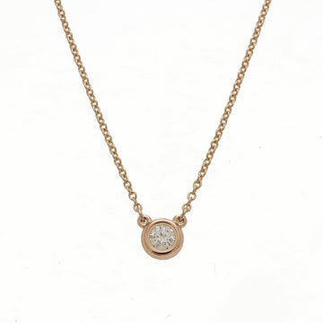 TIFFANY&Co.  Elsa Peretti visor yard necklace pendant K18YG 750YG yellow gold diamond 1PD