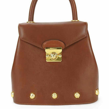 SALVATORE FERRAGAMO AN21-1668 Handbag Leather Brown Women's hand bag leather brown